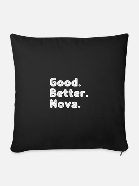 Good better Nova - Sofakissenbezug 45 x 45 cm - Schwarz