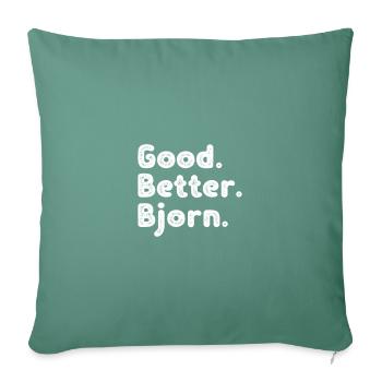 Good better Bjorn - Sofakissenbezug 45 x 45 cm - Tanngrün - Vorne