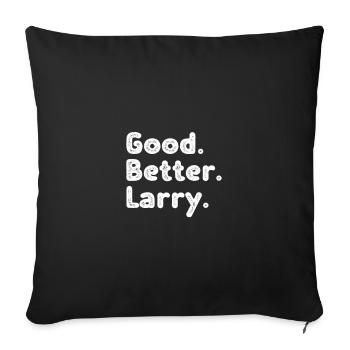 Cool guys are called Larry - Sofakissenbezug 45 x 45 cm - Schwarz - Vorne
