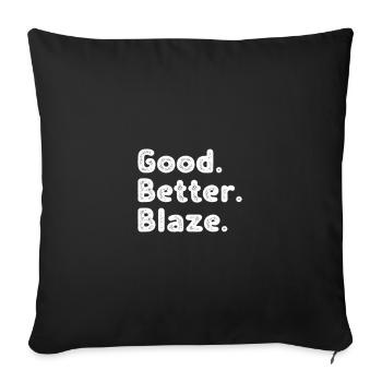 Cool guys are called Blaze - Sofa pillowcase 17,3'' x 17,3'' (45 x 45 cm) - black - Front