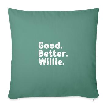 Good better Willie - Sofakissenbezug 45 x 45 cm - Tanngrün - Vorne