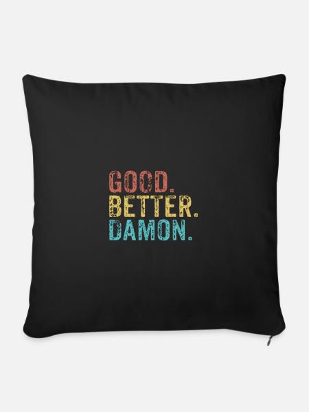 Good better Damon - Sofakissenbezug 45 x 45 cm - Schwarz