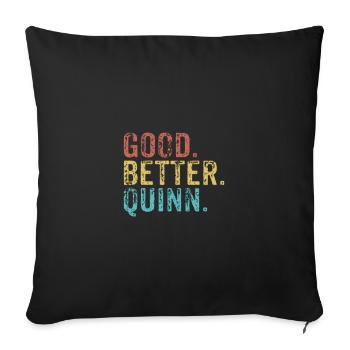 Good better Quinn - Sofakissenbezug 45 x 45 cm - Schwarz - Vorne