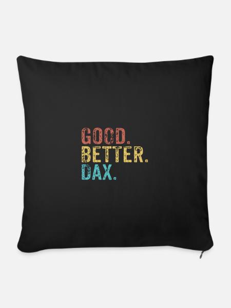 Good better Dax - Sofakissenbezug 45 x 45 cm - Schwarz