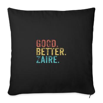 Good better Zaire - Sofakissenbezug 45 x 45 cm - Schwarz - Vorne
