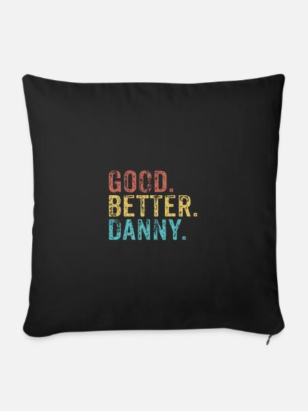 Good better Danny - Sofakissenbezug 45 x 45 cm - Schwarz