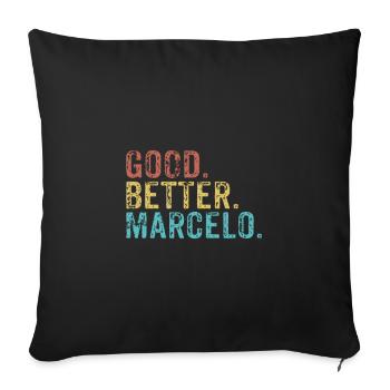 Cool guys are called marcelo - Sofakissenbezug 45 x 45 cm - Schwarz - Vorne