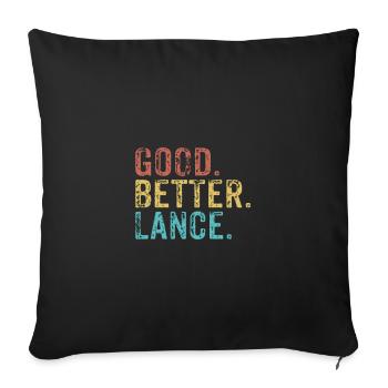 Cool guys are called lance - Sofakissenbezug 45 x 45 cm - Schwarz - Vorne