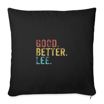 Cool guys are called lee - Sofakissenbezug 45 x 45 cm - Schwarz - Vorne