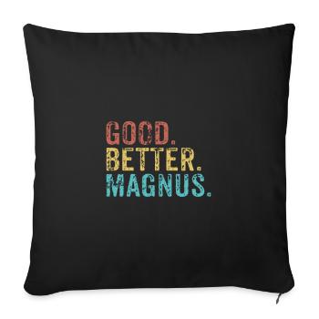 Good better Magnus - Sofakissenbezug 45 x 45 cm - Schwarz - Vorne