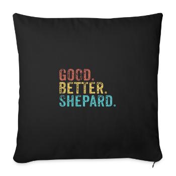 Cool guys are called Shepard - Sofakissenbezug 45 x 45 cm - Schwarz - Vorne