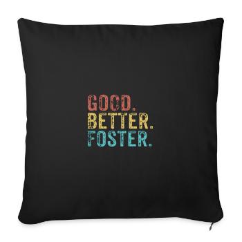 Cool guys are called Foster - Sofakissenbezug 45 x 45 cm - Schwarz - Vorne