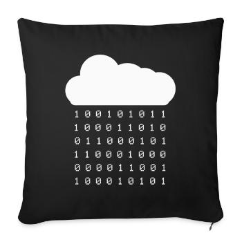 Unleash your inner mathematician with - Sofa pillowcase 17,3'' x 17,3'' (45 x 45 cm) - black - Front