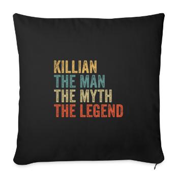 Killian the man the myth - Sofakissenbezug 45 x 45 cm - Schwarz - Vorne