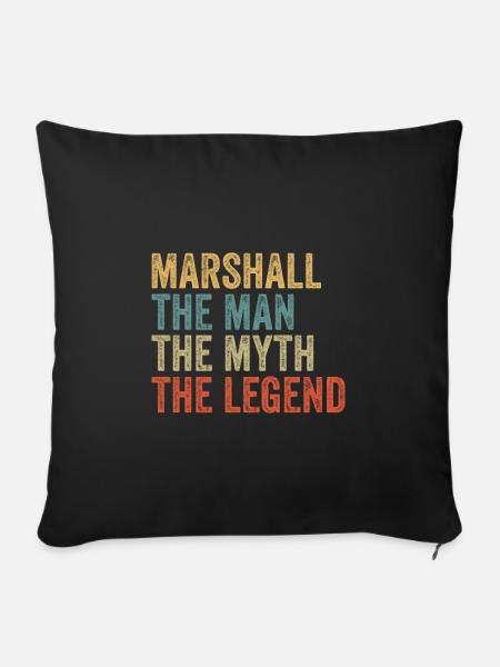 Marshall the man the myth - Sofakissenbezug 45 x 45 cm - Schwarz