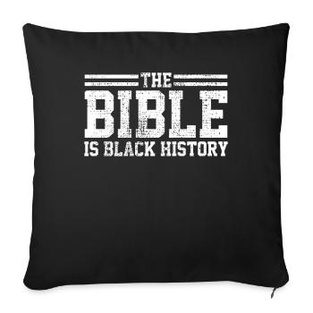 Team Jesus Christ Like Swag Faith Apparel Design - Sofa pillowcase 17,3'' x 17,3'' (45 x 45 cm) - black - Front