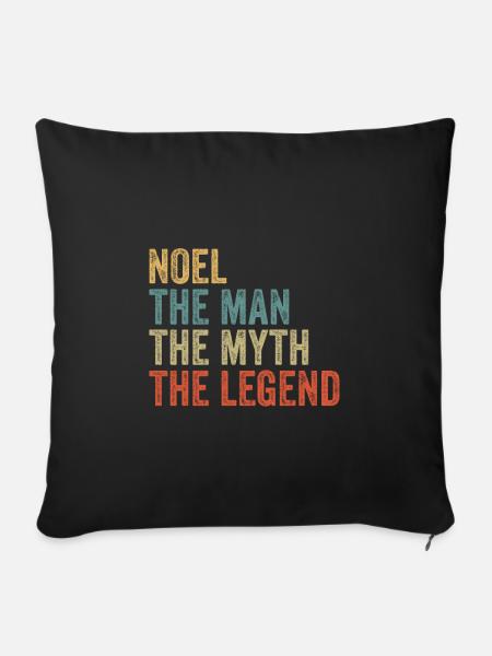 Noel the man the myth - Sofakissenbezug 45 x 45 cm - Schwarz