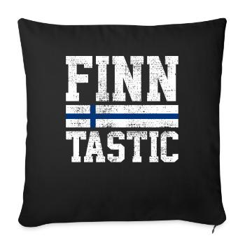 L’art scandinave unique avec - Housse de coussin décorative 45 x 45 cm - noir - Devant