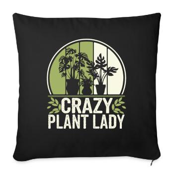 Jardinier Jardinage Plantes de jardin - Housse de coussin décorative 45 x 45 cm - noir - Devant