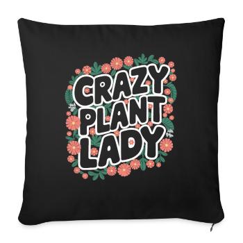 Jardinier Jardinage Plantes de jardin - Housse de coussin décorative 45 x 45 cm - noir - Devant