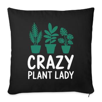 Jardinier Jardinage Plantes de jardin - Housse de coussin décorative 45 x 45 cm - noir - Devant