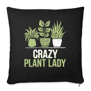 Jardinier Jardinage Plantes de jardin - Housse de coussin décorative 45 x 45 cm - noir - Devant