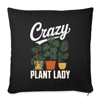 Jardinier Jardinage Plantes de jardin - Housse de coussin décorative 45 x 45 cm - noir - Devant