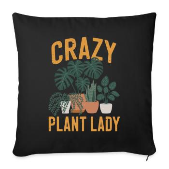 Jardinier Jardinage Plantes de jardin - Housse de coussin décorative 45 x 45 cm - noir - Devant