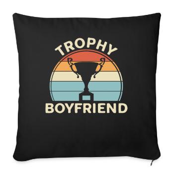 Freund Paare Liebe Beziehung Partner Geschenkidee - Sofakissenbezug 45 x 45 cm - Schwarz - Vorne