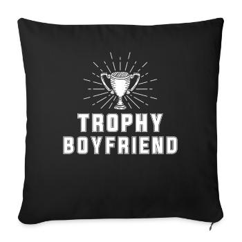 Boyfriend Couples Love Relationship Partner Gift Idea - Sofa pillowcase 17,3'' x 17,3'' (45 x 45 cm) - black - Front