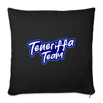Tenerife Team - Sofa pillowcase 17,3'' x 17,3'' (45 x 45 cm) - black - Front