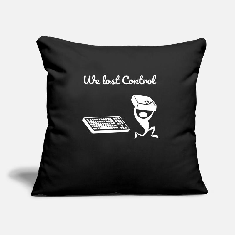 Pas d’ordinateur de contrôle Ctrl Housse de coussin décorative 45 x 45 cm