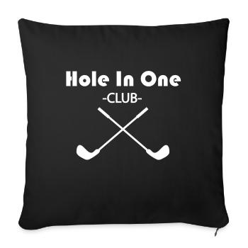 Get in One Club - Sofa pillowcase 17,3'' x 17,3'' (45 x 45 cm) - black - Front