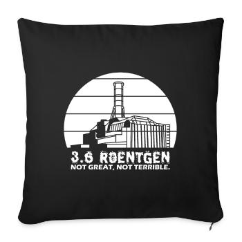 3.6 Roentgen Not Great - Housse de coussin décorative 45 x 45 cm - noir - Devant