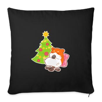 mess - Housse de coussin décorative 45 x 45 cm - noir - Devant