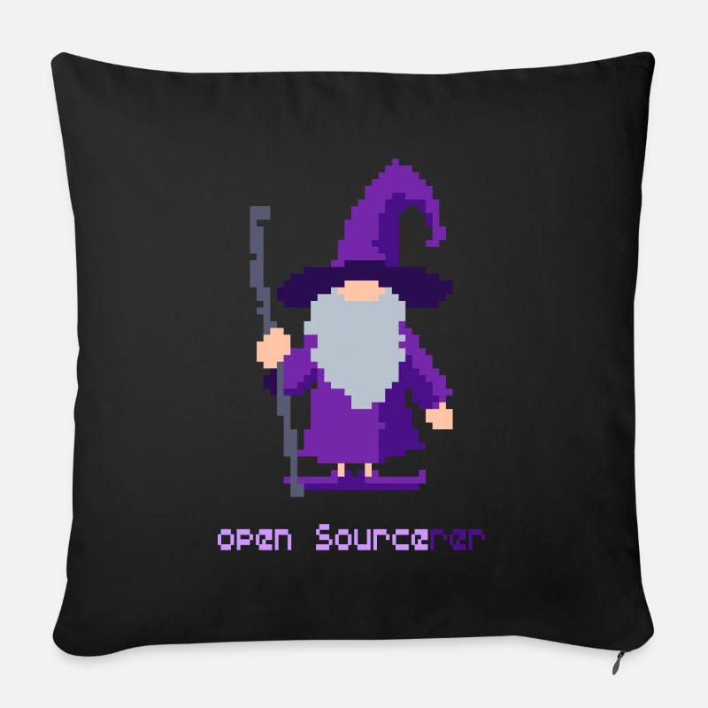 Open Source - Sofakissenbezug 45 x 45 cm - Schwarz