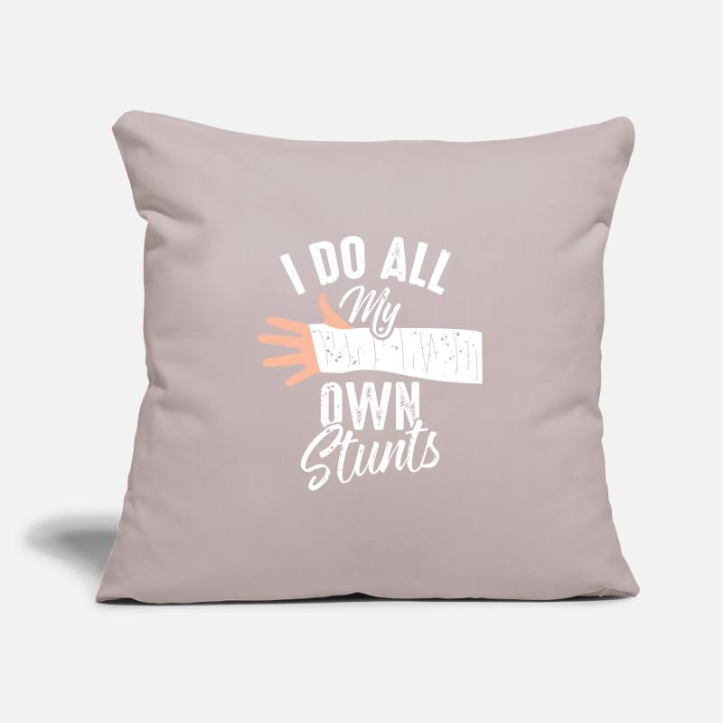 Stunt broken arm bone stuntman Sofa pillowcase 17,3'' x 17,3'' (45 x 45 cm)