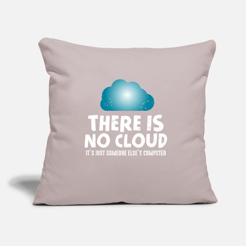 Keine Cloud Computer Humor Programmierer Sofakissenbezug 45 x 45 cm