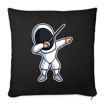 Fencer DAB - Sofa pillowcase 17,3'' x 17,3'' (45 x 45 cm) - black - Front