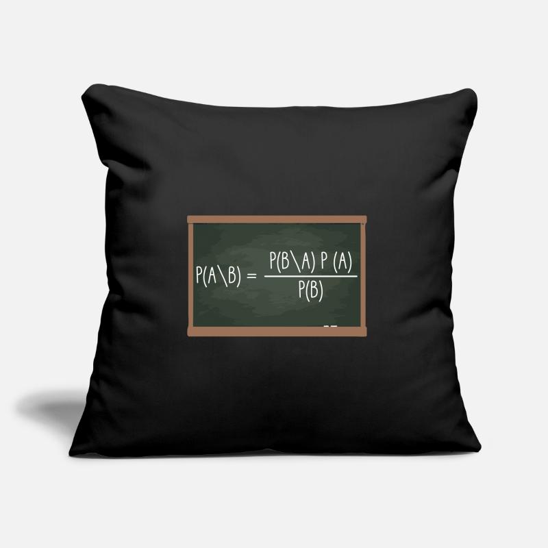 Bayes' theorem probability theory data Sofa pillowcase 17,3'' x 17,3'' (45 x 45 cm)