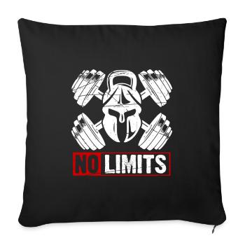 Fitness trainer - Housse de coussin décorative 45 x 45 cm - noir - Devant