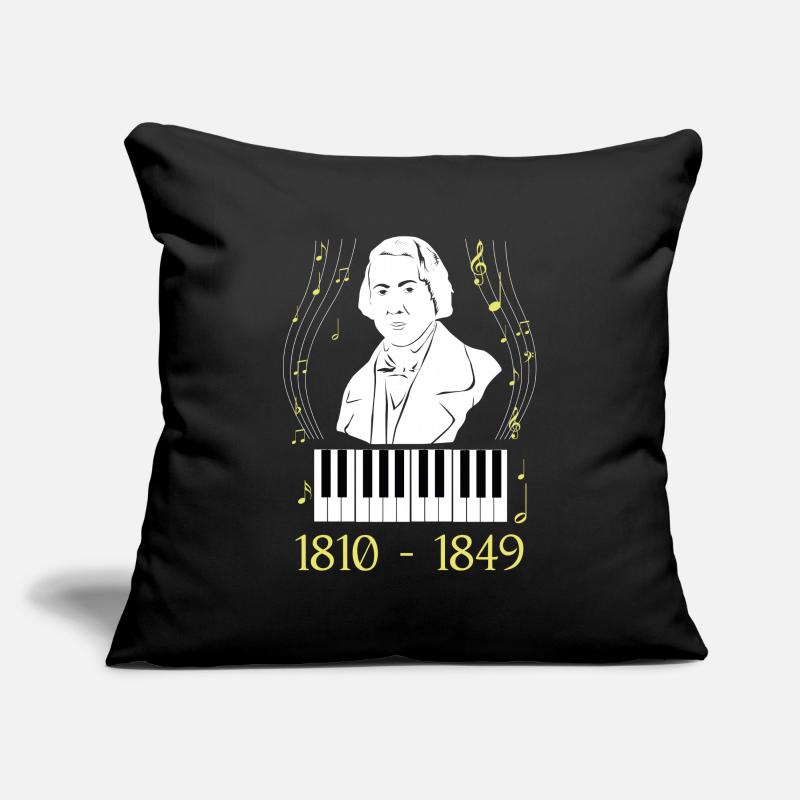 Frederic Chopin Housse de coussin décorative 45 x 45 cm