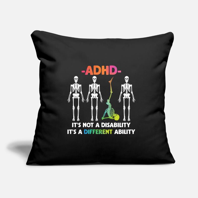 ADHD No disability special abilities Sofa pillowcase 17,3'' x 17,3'' (45 x 45 cm)