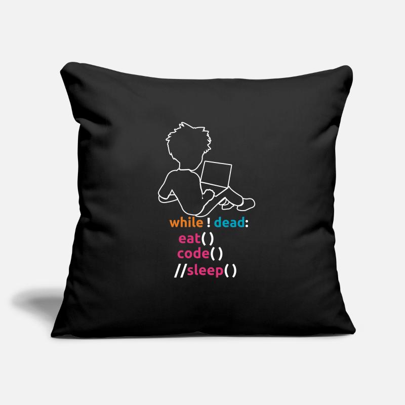 Programmer Coder Computer Science Sofa pillowcase 17,3'' x 17,3'' (45 x 45 cm)