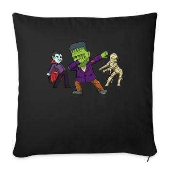 Dabbing Halloween Monster Monster Gift - Sofa pillowcase 17,3'' x 17,3'' (45 x 45 cm) - black - Front