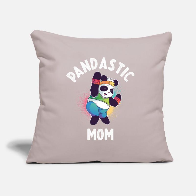 Panda Mom Panda Bear Gift Sofa pillowcase 17,3'' x 17,3'' (45 x 45 cm)