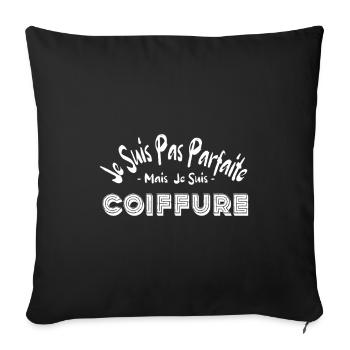 JE SUIS COIFFEUR - Housse de coussin décorative 45 x 45 cm - noir - Devant