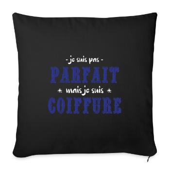 JE SUIS COIFFEUR - Housse de coussin décorative 45 x 45 cm - noir - Devant
