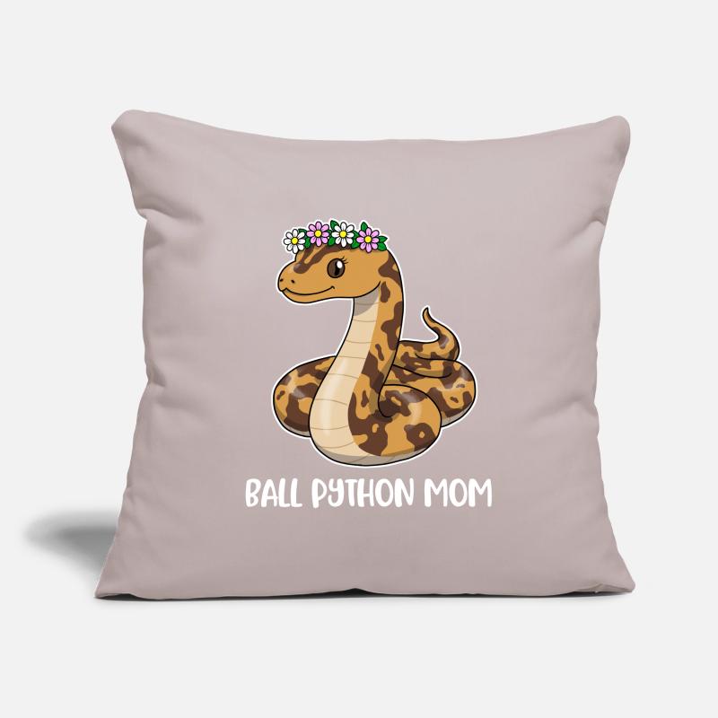 Ball Python Mom Snakes Gift Sofa pillowcase 17,3'' x 17,3'' (45 x 45 cm)