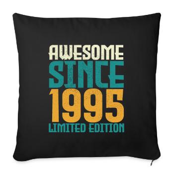 Awesome Since 1985 limited edition. - Housse de coussin décorative 45 x 45 cm - noir - Devant